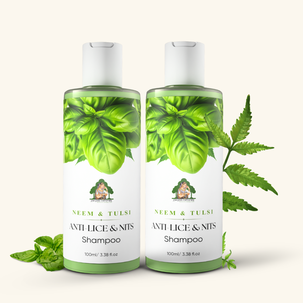 Gangaa Naturals Neem & Tulsi ANTI-LICE & NITS Shampoo 100ml