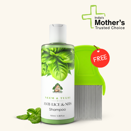 Gangaa Naturals Neem & Tulsi ANTI-LICE & NITS Shampoo 100ml